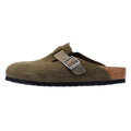 Birkenstock Boston Suede Clogs Verts