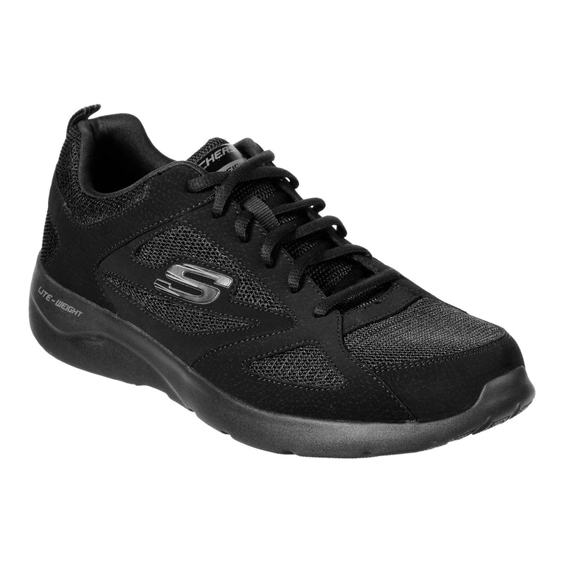 Skechers Dynamight 2.0 Baskets Noires Pour Hommes En Mesh