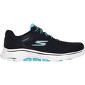 Skechers GO WALK 7 Cosmic Waves Baskets De Sport Pour Femmes En Polyester Noir/Turquoise