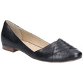 Hush Puppies Marley Ballerina Ballerines Noires Pour Femme En Cuir