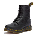 Dr. Martens 1460 Vonda Mono Floral Softy Bottes noires pour femmes