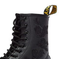 Dr. Martens 1460 Vonda Mono Floral Softy Bottes noires pour femmes