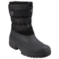 Cotswold Chase Bottes En Caoutchouc Noir En Tissu