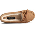 Sperry Reina Chaussons En Daim Pour Femmes, Cannelle