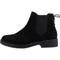 Hush Puppies Maddy Bottes En Daim Noir Pour Femmes