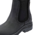 Barbour Birch Bottes Noires En Cuir Pour Femmes