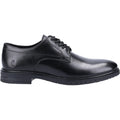 Hush Puppies Sterling Chaussures En Cuir Noir À Lacets Pour Hommes