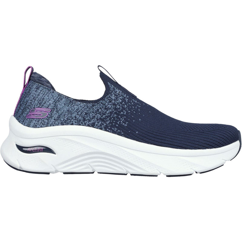 Skechers Arch Fit D'Lux Key Journey Sneakers En Toile Pour Femmes De Couleur Marine