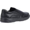 Hush Puppies Aaron Mocassins Noirs En Cuir Pour Hommes