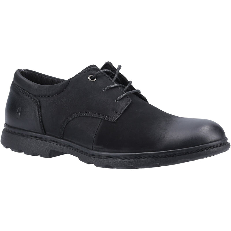 Hush Puppies Trevor Chaussures En Cuir Noir À Lacets Pour Hommes