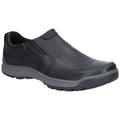 Hush Puppies Jasper Mocassins Noirs En Cuir Pour Hommes