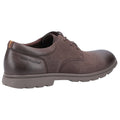 Hush Puppies Trevor Chaussures En Cuir Marron À Lacets Pour Homme