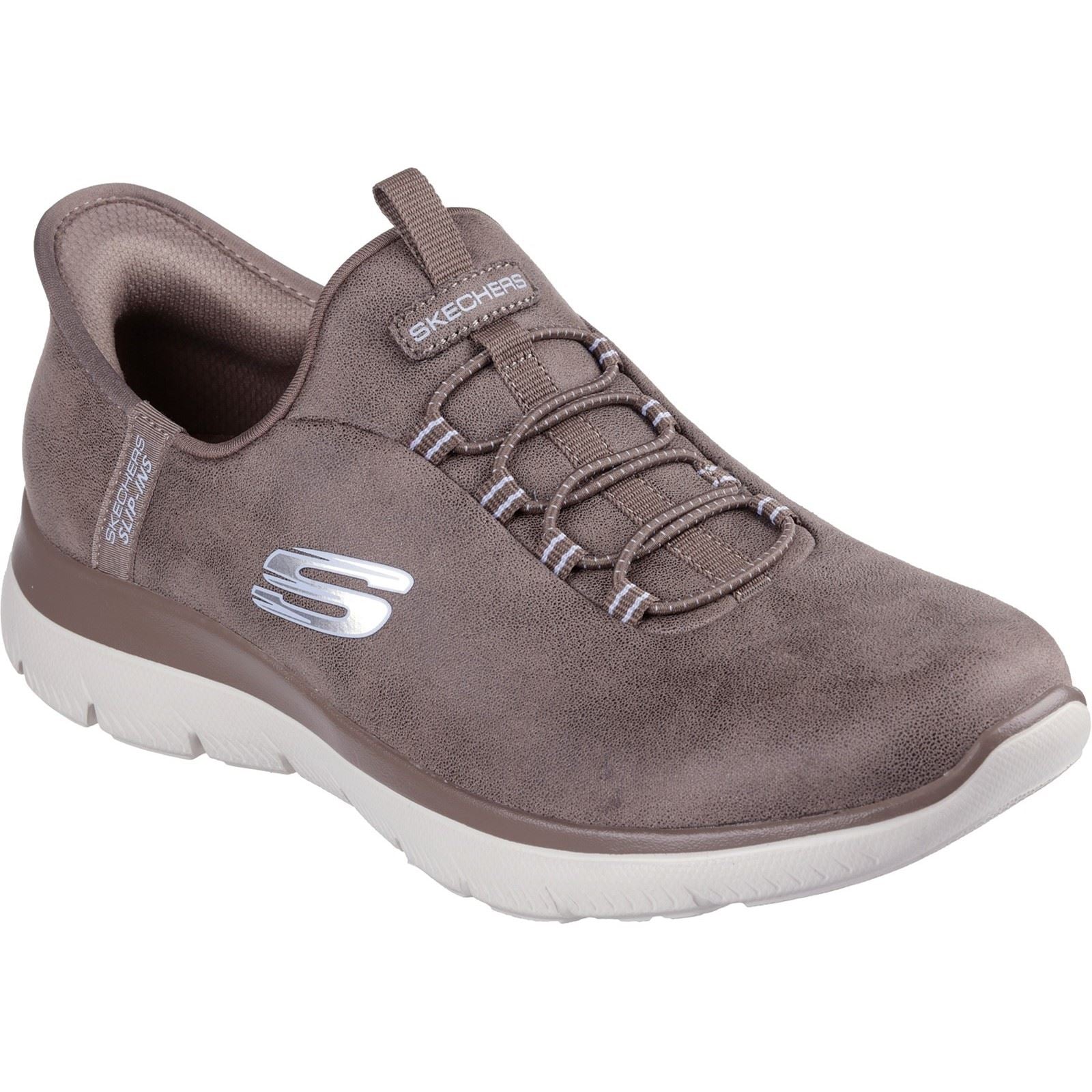 Skechers Summits Unknown Trail Baskets Pour Femmes En Polyester Marron