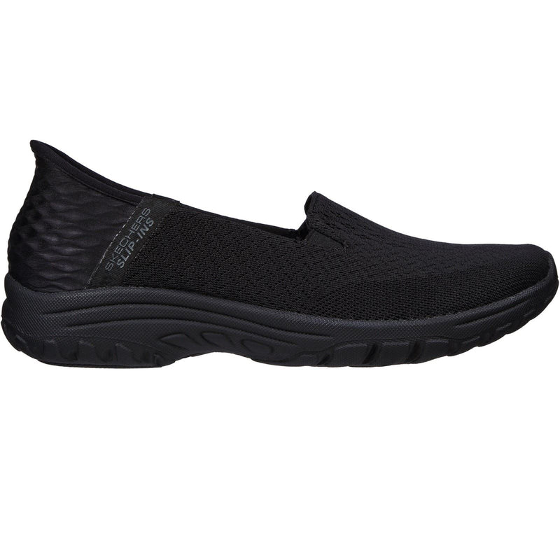 Skechers Reggae Fest 2.0 Guiding Baskets Noires Pour Femmes En Polyester