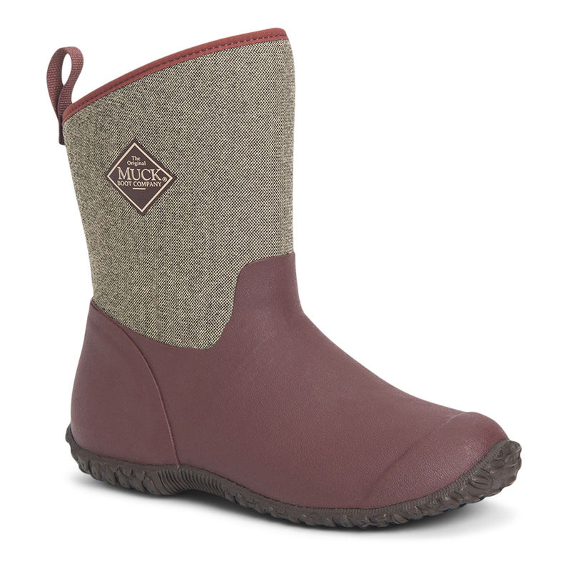 Muck Boots Muckster II Mid Bottes En Caoutchouc Raisin Wellington.