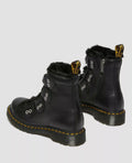 Dr. Martens 1460 Lace To Toe Bottes Noires En Cuir Pour Femmes