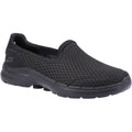 Skechers Go Walk 6 Baskets Noires Pour Femmes En Polyester