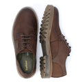 Barbour Sandstone Chaussures En Cuir Pour Hommes Marron À Lacets