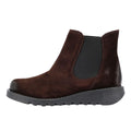 Fly London Salv Bottes En Daim Marron Pour Femmes