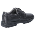 Hush Puppies Outlaw II Chaussures En Cuir Noir À Lacets Pour Hommes