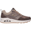 Skechers Uno Retro One Baskets En Cuir Marron Pour Hommes