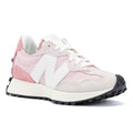 New Balance 327 Baskets roses en daim pour femme