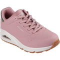 Skechers Uno Shimmer Away Sneakers En Synthétique Pour Femmes, Couleur Rose.