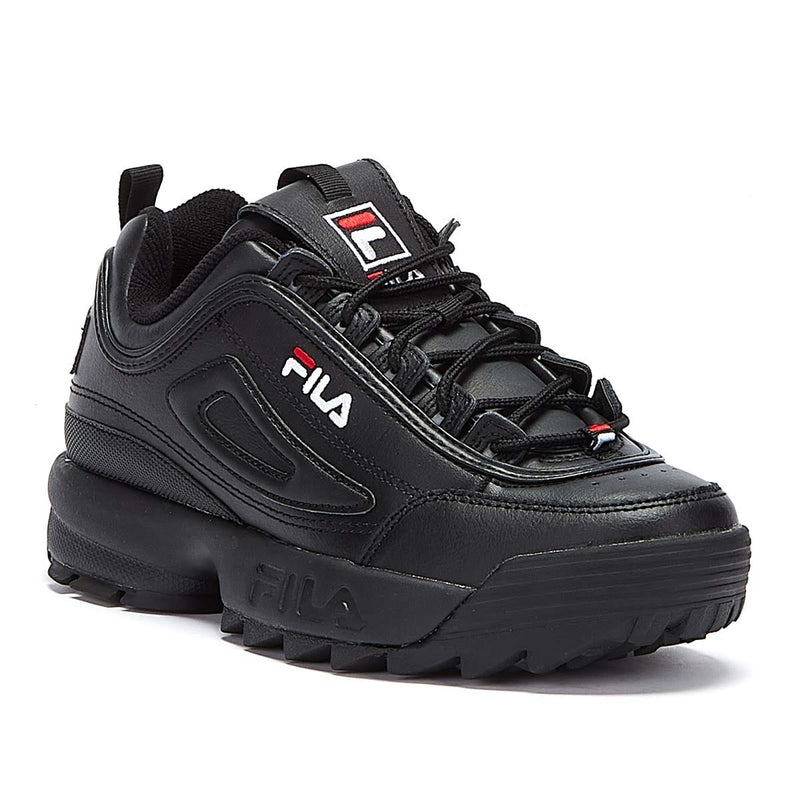 Fila Baskets Disruptor Ii Premium Noires/Blanches/Rouges