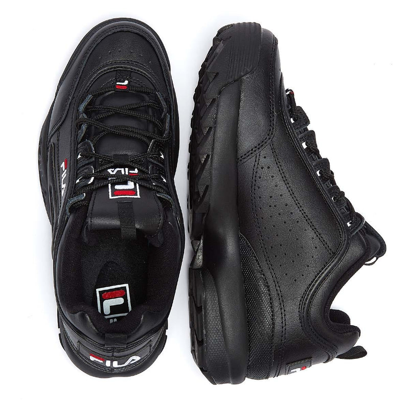 Fila Baskets Disruptor Ii Premium Noires/Blanches/Rouges