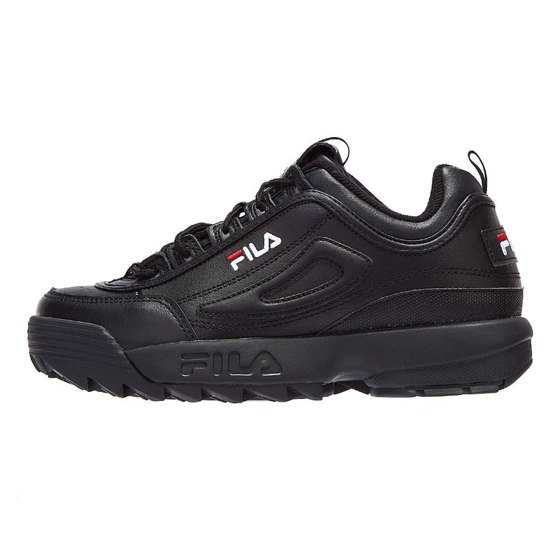 Fila Baskets Disruptor Ii Premium Noires/Blanches/Rouges