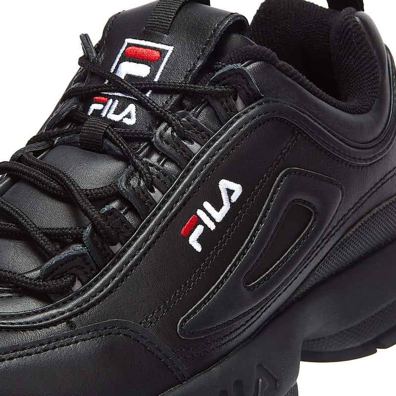 Fila Baskets Disruptor Ii Premium Noires/Blanches/Rouges