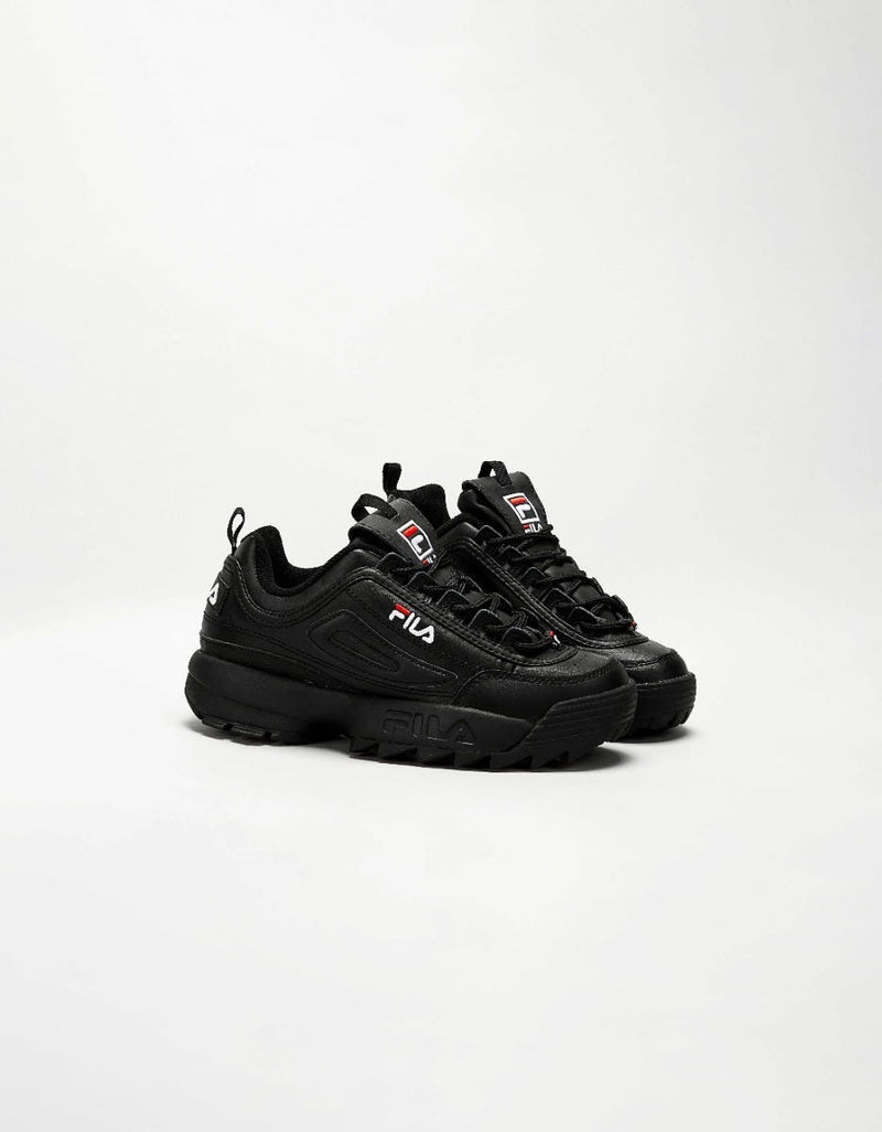 Fila Baskets Disruptor Ii Premium Noires/Blanches/Rouges