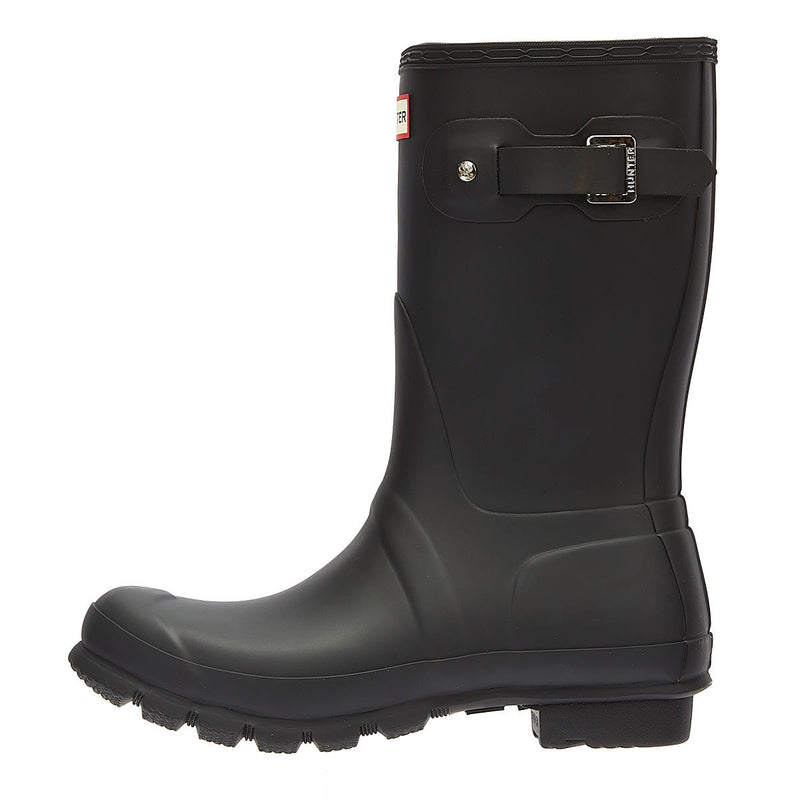 Hunter Original Short Bottes En Caoutchouc Noires Pour Femmes