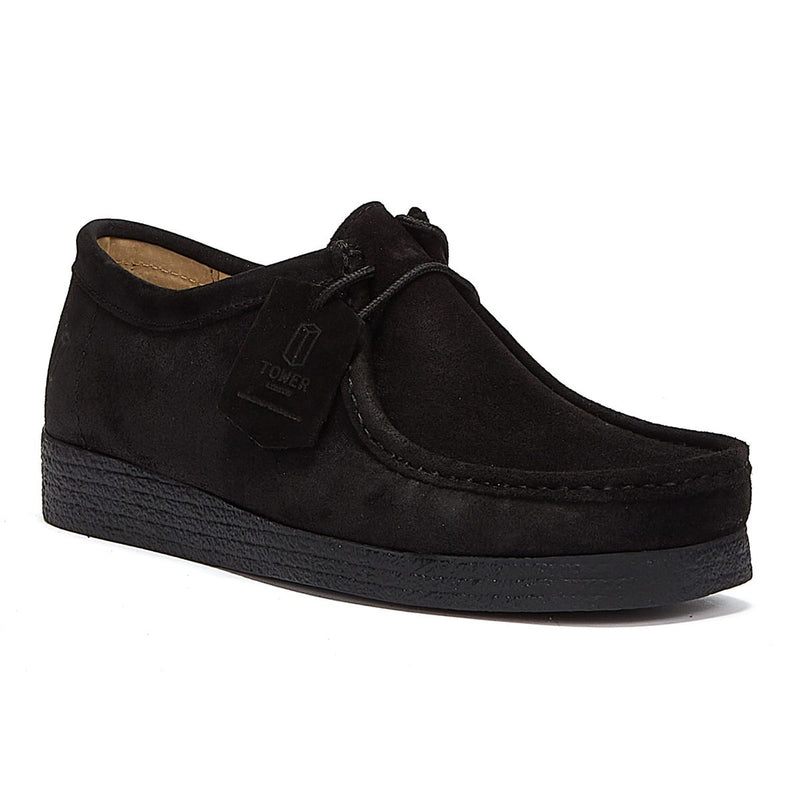 TOWER London Apache Chaussures en daim noir